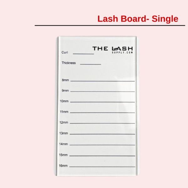 Lash board - (single)