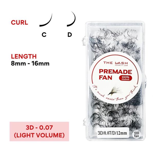 3D 0.07 (1000 fans - Bulk) - C - 12mm