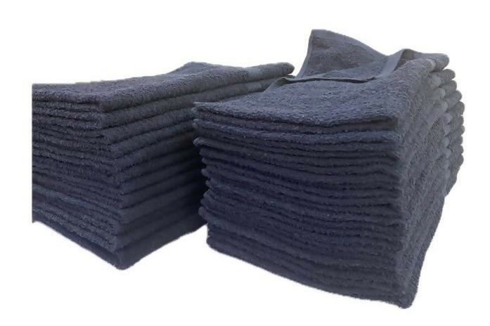 Nail Salon Towels - Dark Grey / 16x27 / 100% Cotton, 3LBS per dozen