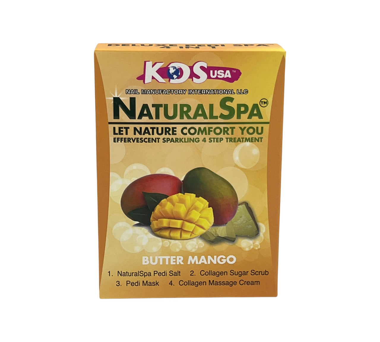 KDS Deluxe Pedicure 4 Step - Mango - Case of 88