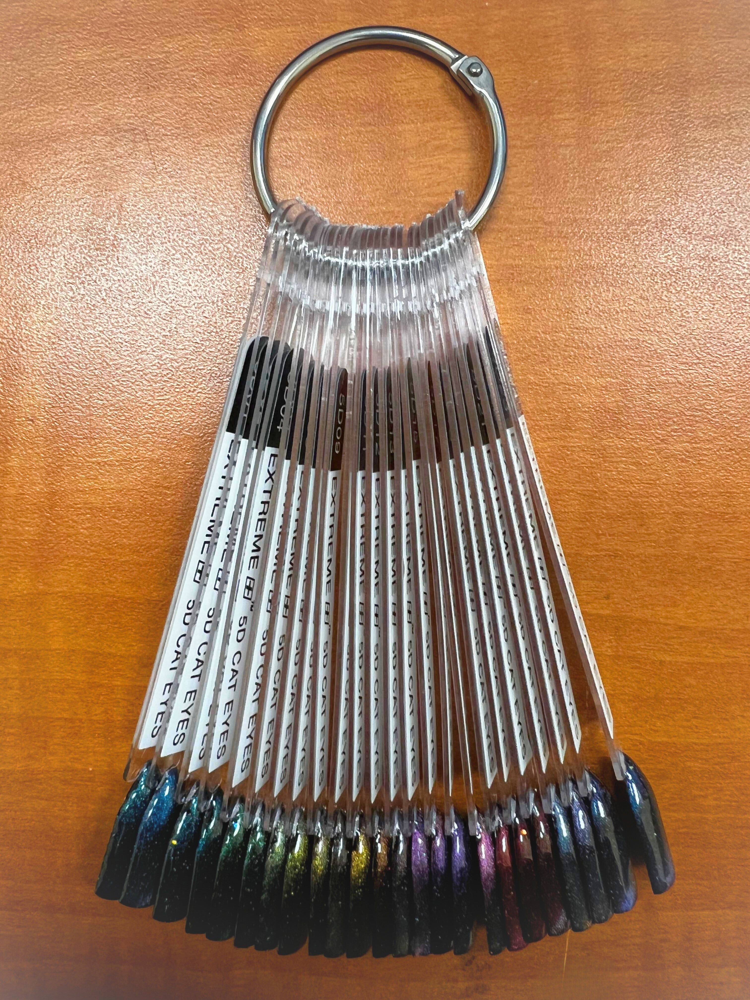 EXTREME+ 5D Cat Eye Gel set/24colors - Chart color