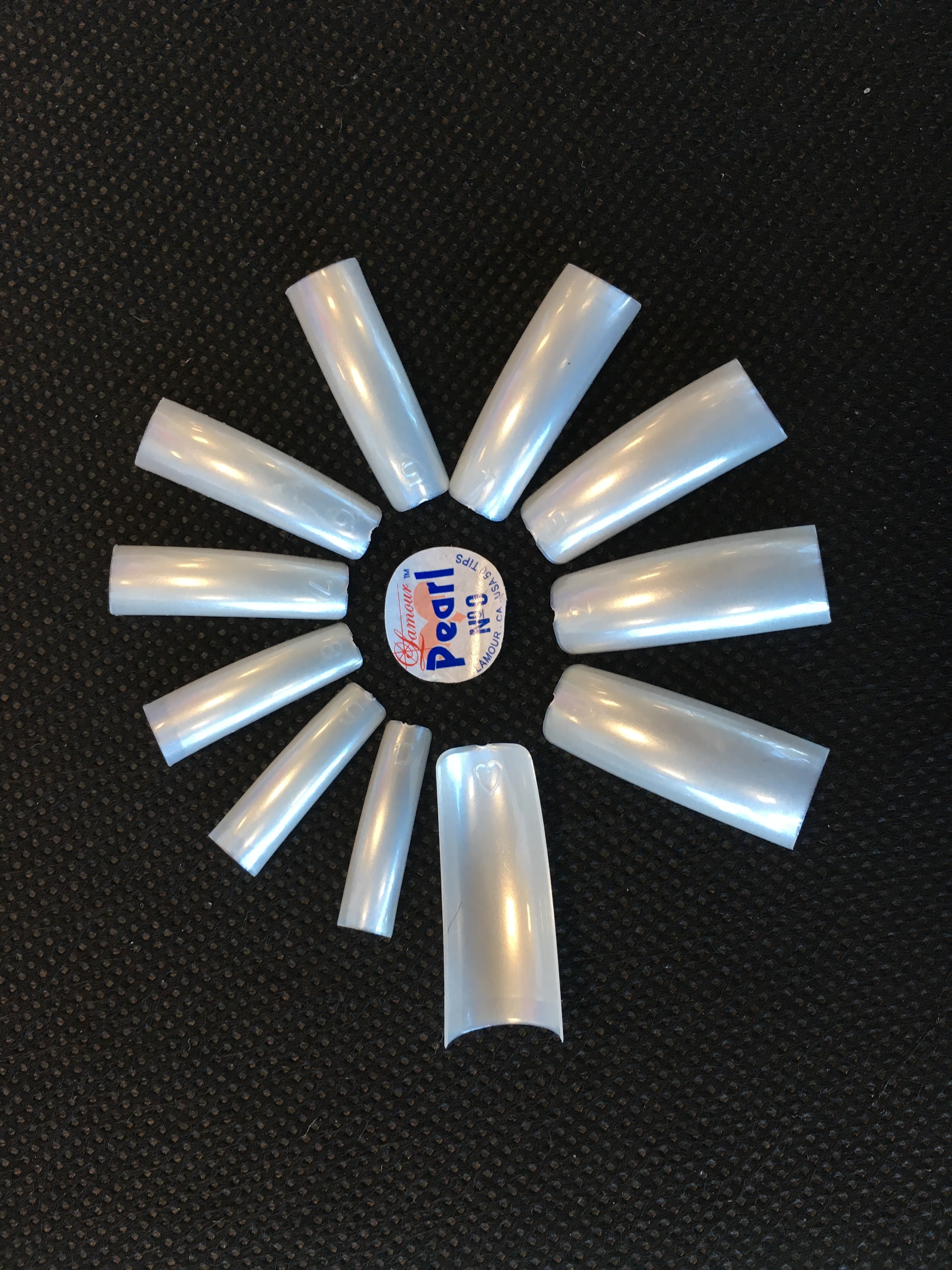 Lamour Pearl Tips # 8 - Small Bag/50