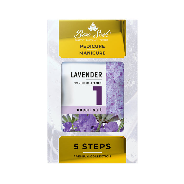 NuRevolution Deluxe 5 Steps Pedicure - Lavender - Case of 50