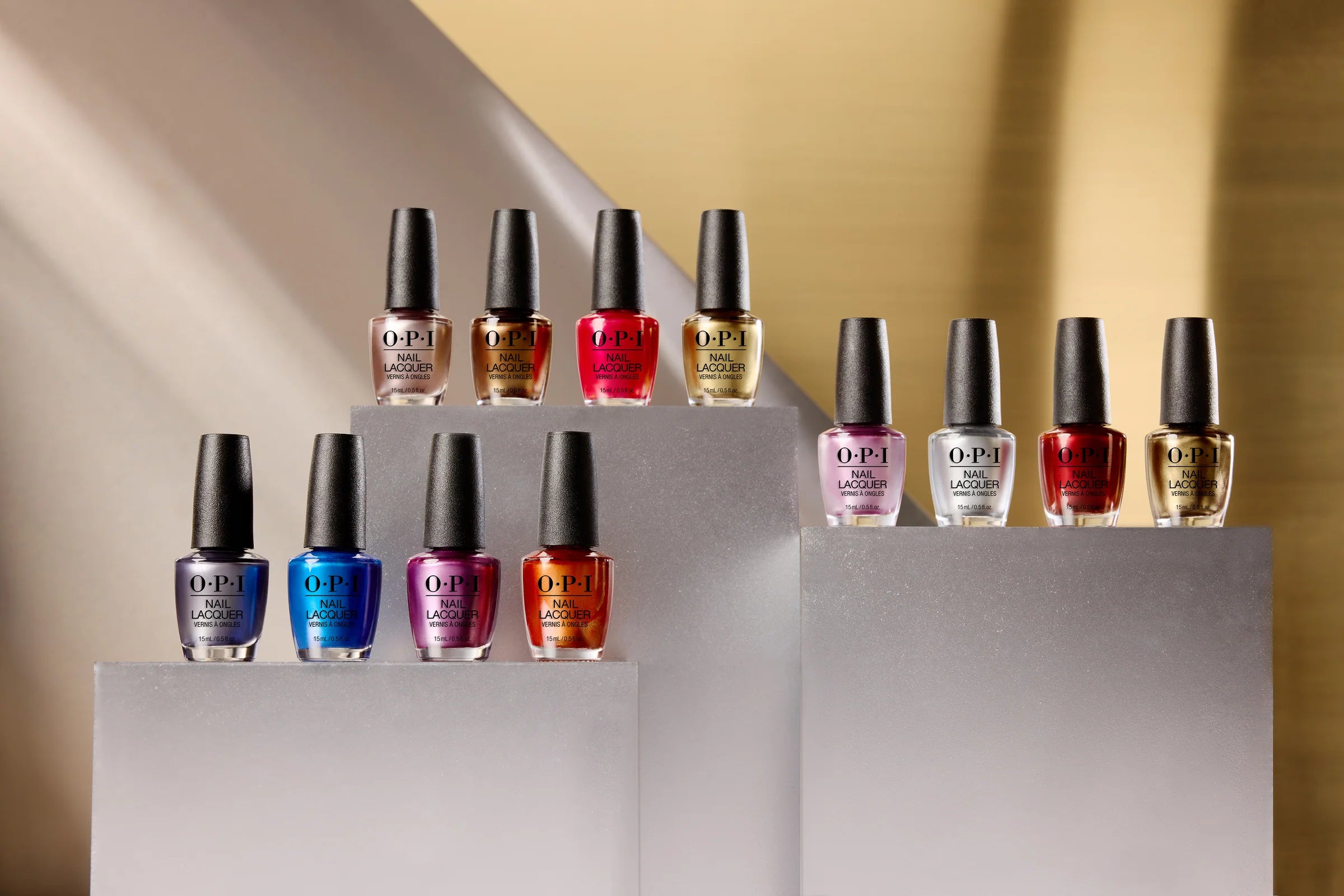 OPI Nail Polish Fall 2024 - Metallic Mega Mix Collection 12 Colors ( Available in August 2024)