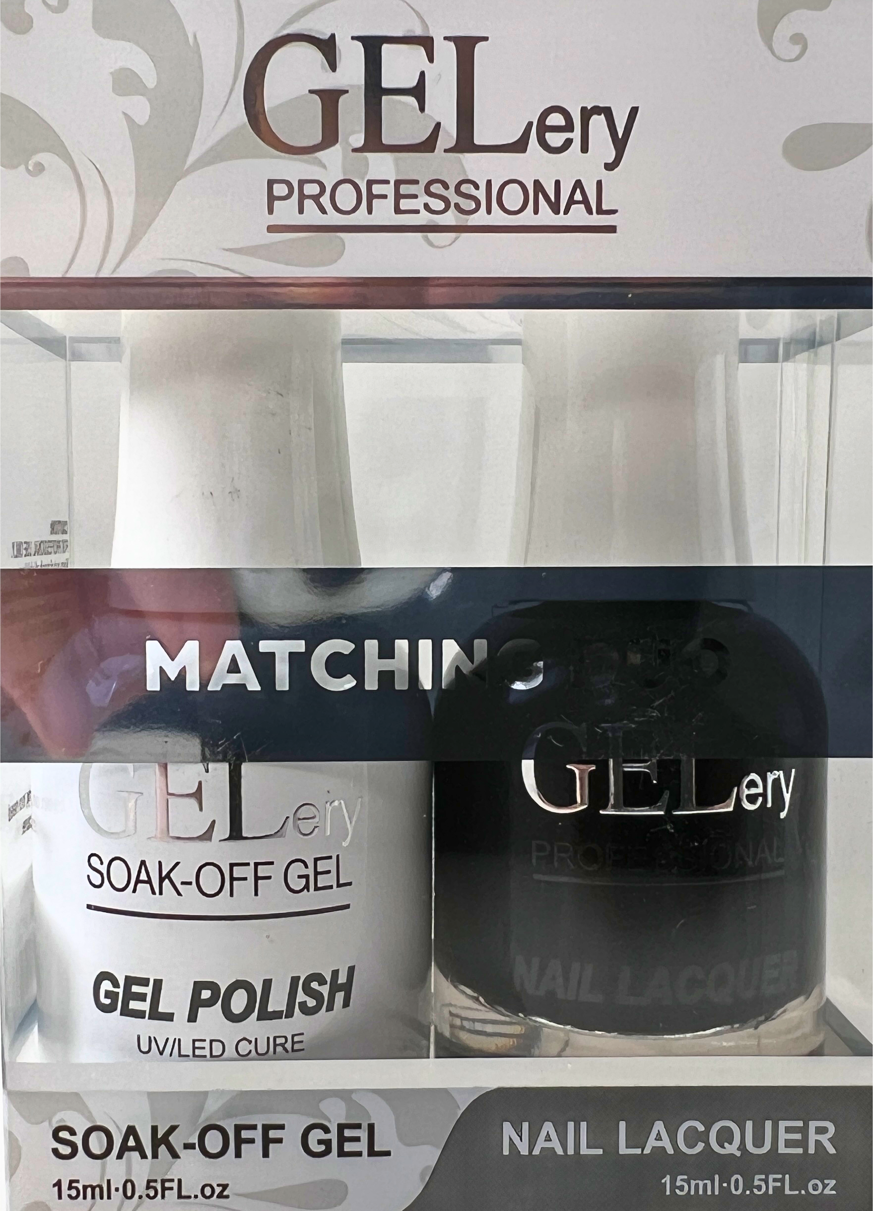 Gelery Gel Duo - Đen Đậm
