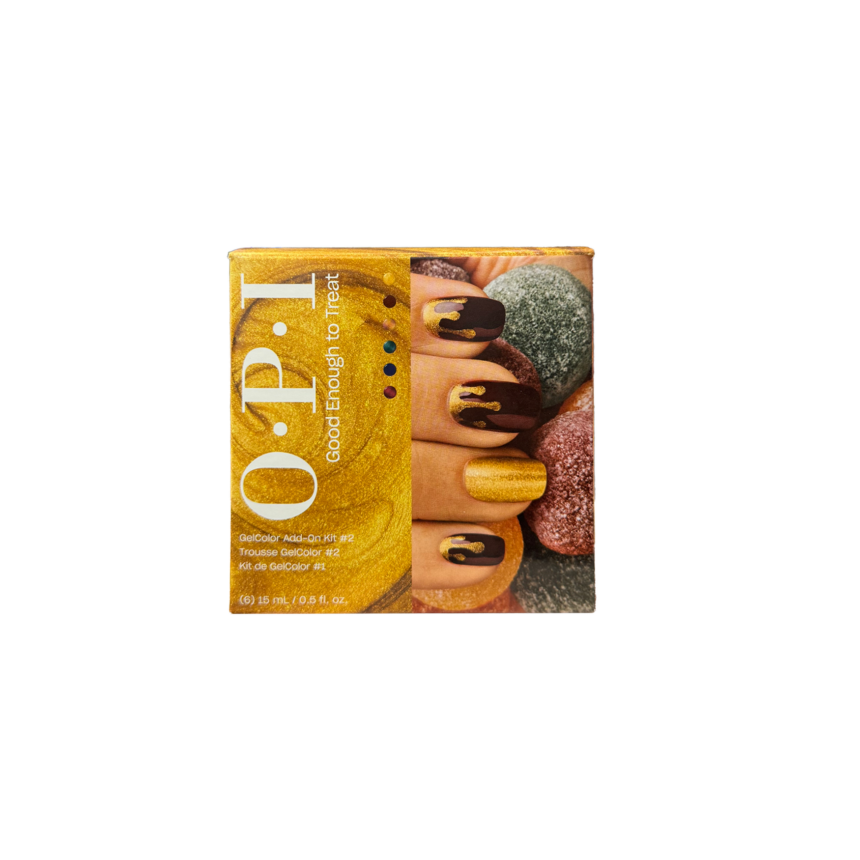 OPI GelColor Intelli-Gel Set FREE Base - Good Enough To Treat - Collection Holiday 2025 - Kit 2