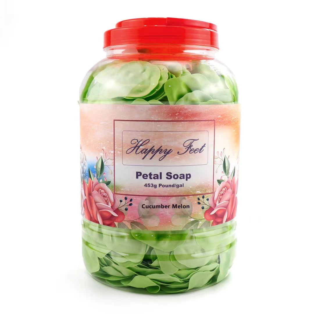 HappyFeet Petal Soak For Spa - Cucumber Melon - Case of 4