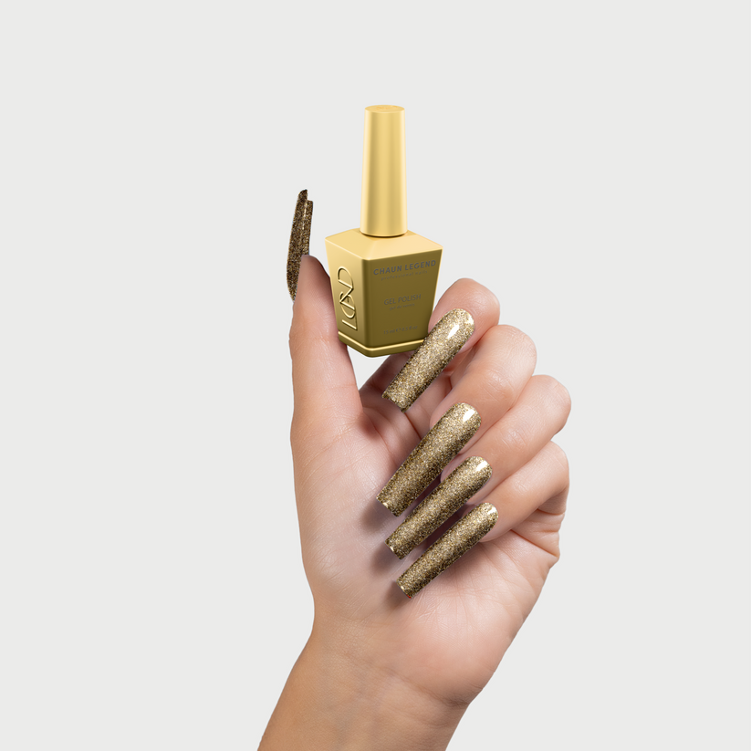 Chaun Legend Gel Polish-Under The Mistle-gold - LG5081