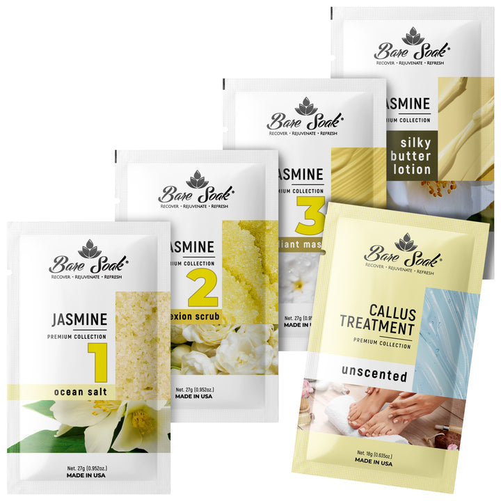 NuRevolution Deluxe 5 Steps Pedicure - Jasmine - Case of 50