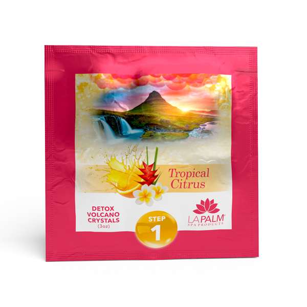 La Palm Volcano Deluxe Pedicure 5 Step - Tropical Citrus - Kit