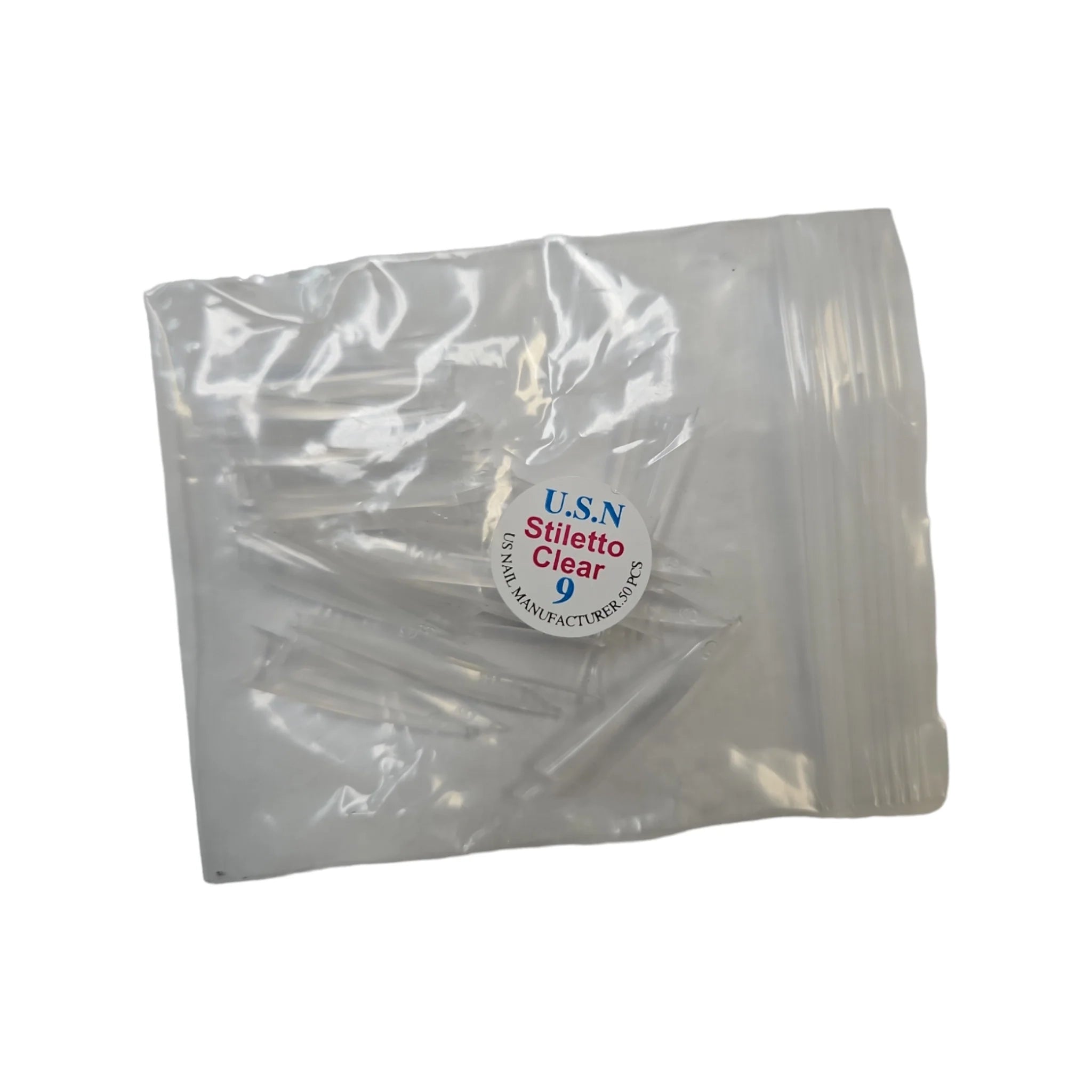 USN Stiletto Clear Tip #9