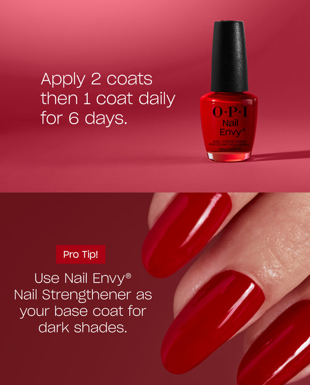 Sơn móng tay OPI Nail Envy Big Apple Red