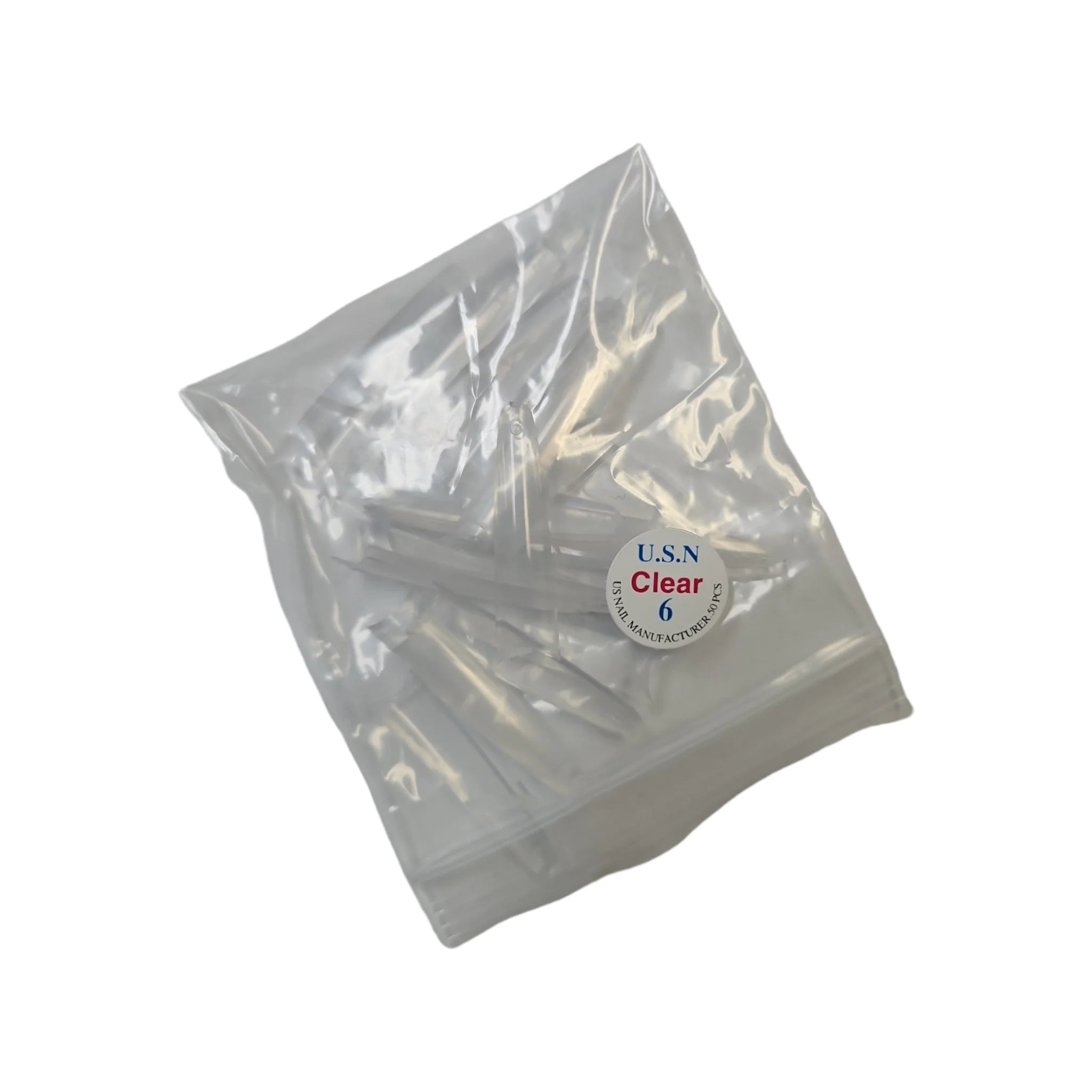 USN Straight Coffin Clear Tip #6