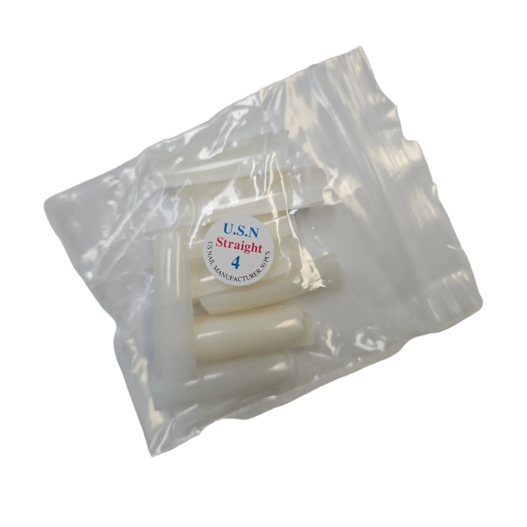 USN Nails Straight Natural Tip #4