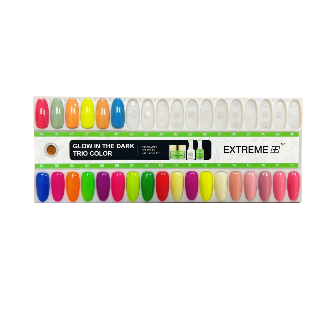 Extreme Glow In The Dalk 3 in 1 24 colors Sample Tips