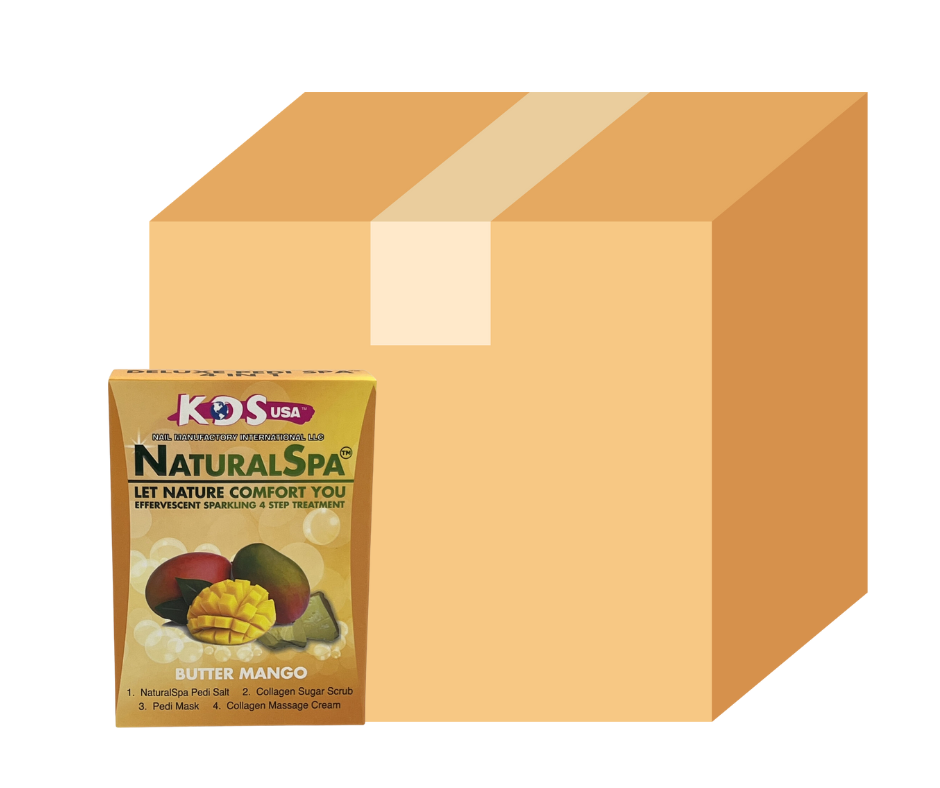 KDS Deluxe Pedicure 4 Step - Mango - Case of 88