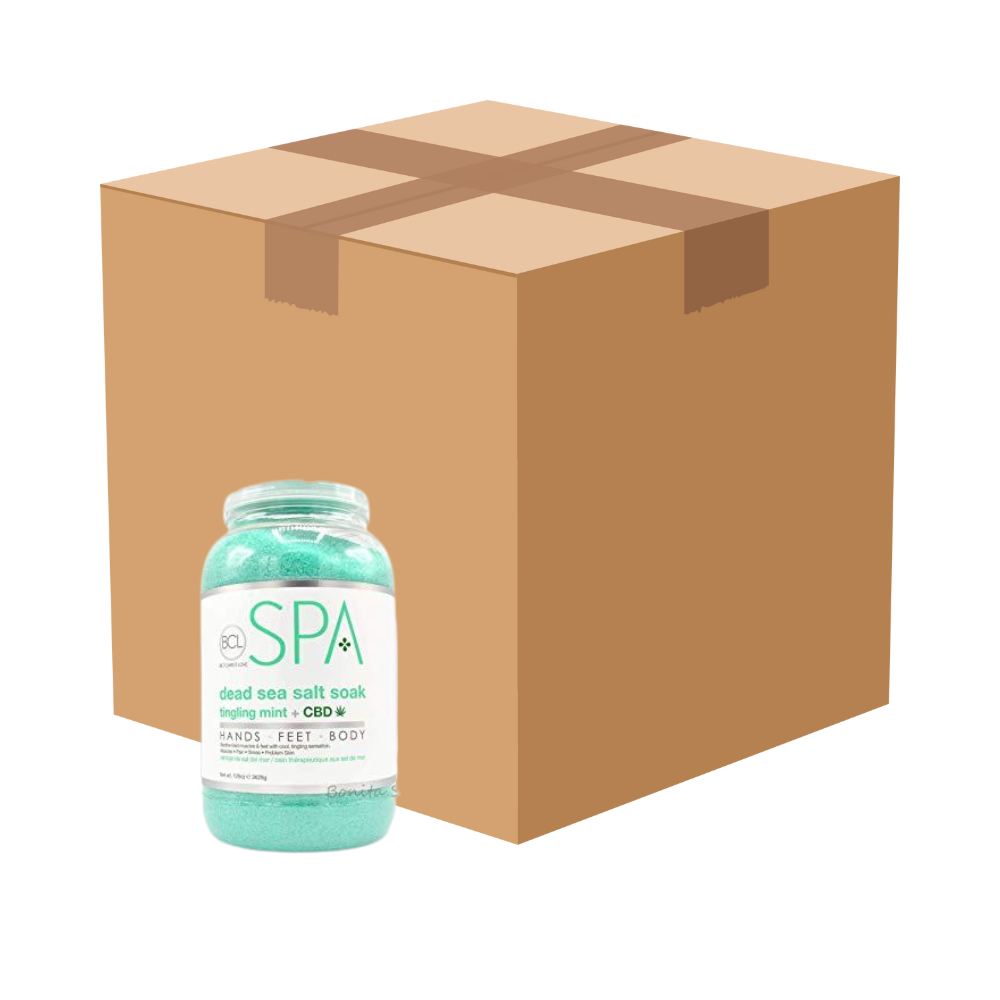 BCL Spa Dead Sea Salt Soak Tingling Mint (128 oz)
