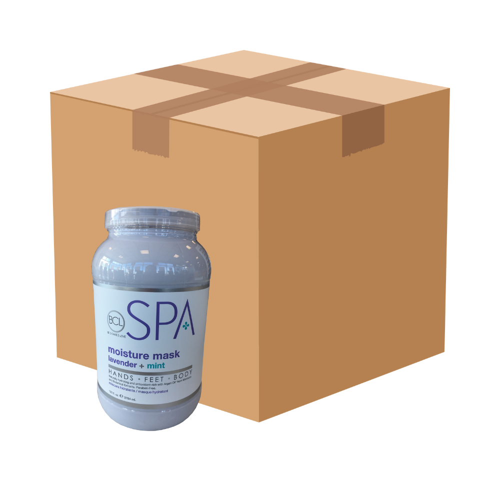 BCL Spa Moisture Mask Lavender + Mint (128 oz) - Case of 4
