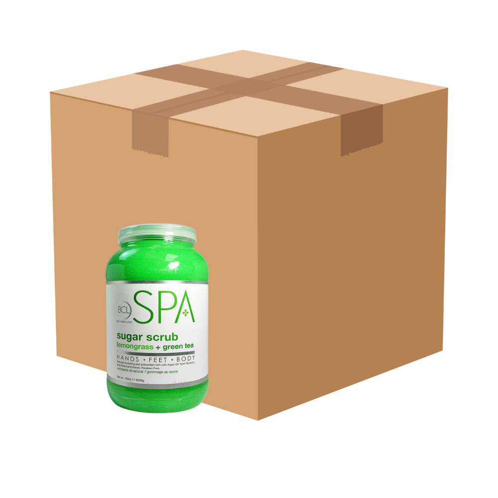 BCL Spa Sugar Scrub Lemongrass & Green Tea 128 oz