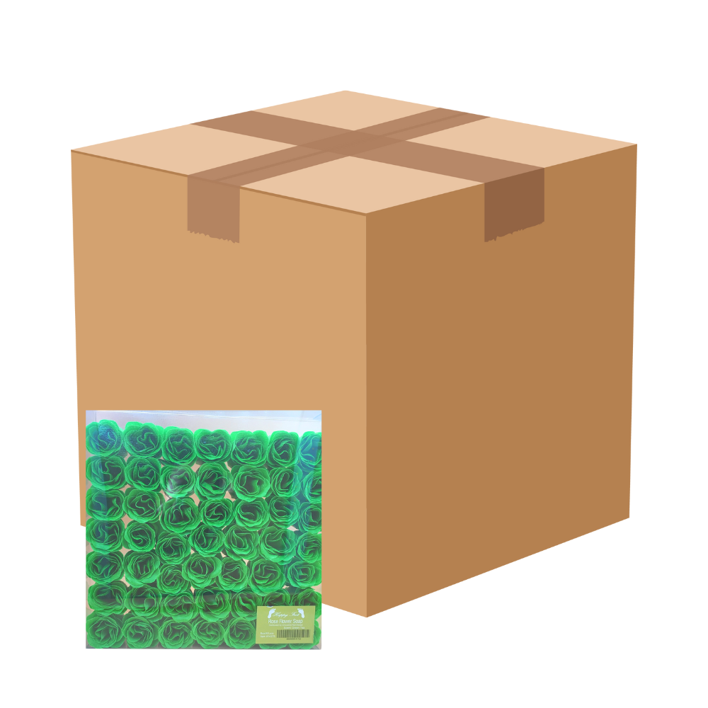 HappyFeet Petal Rose Flower Soap for Spa - Cucumber - Case of 20 Boxes
