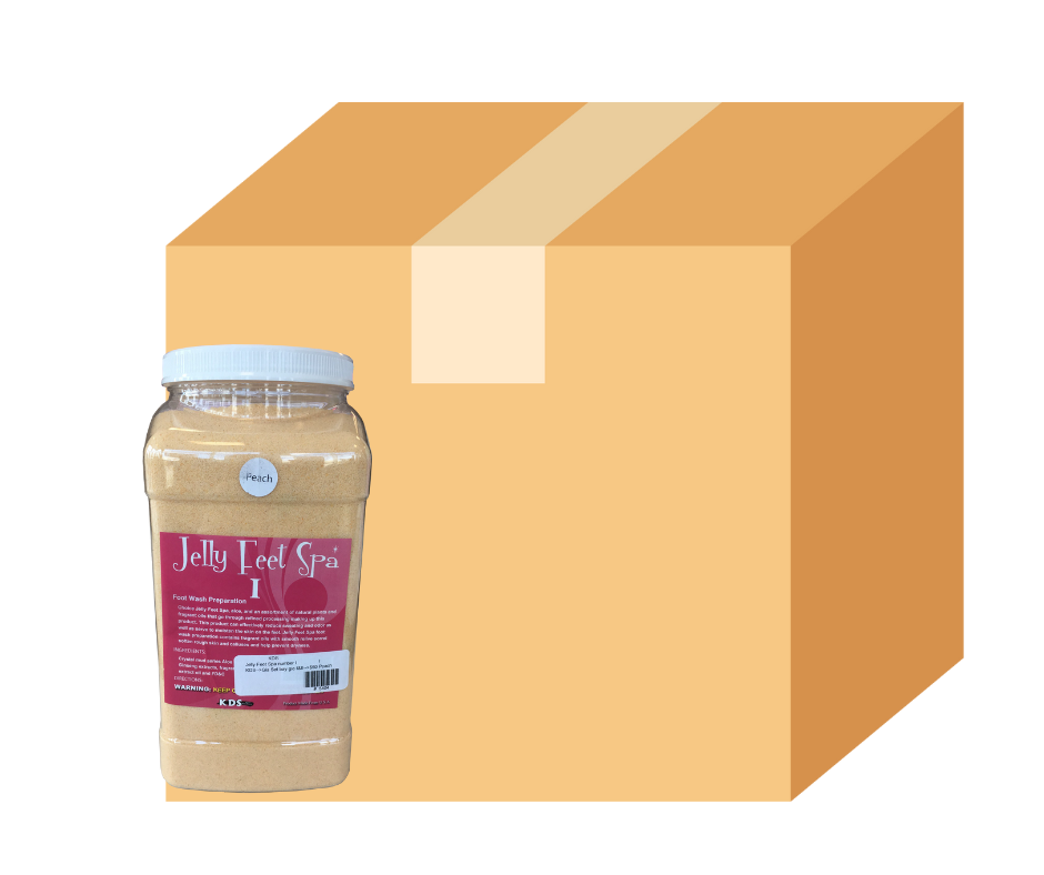 KDS Jelly Feet Spa Number I - Peach - Hộp 4