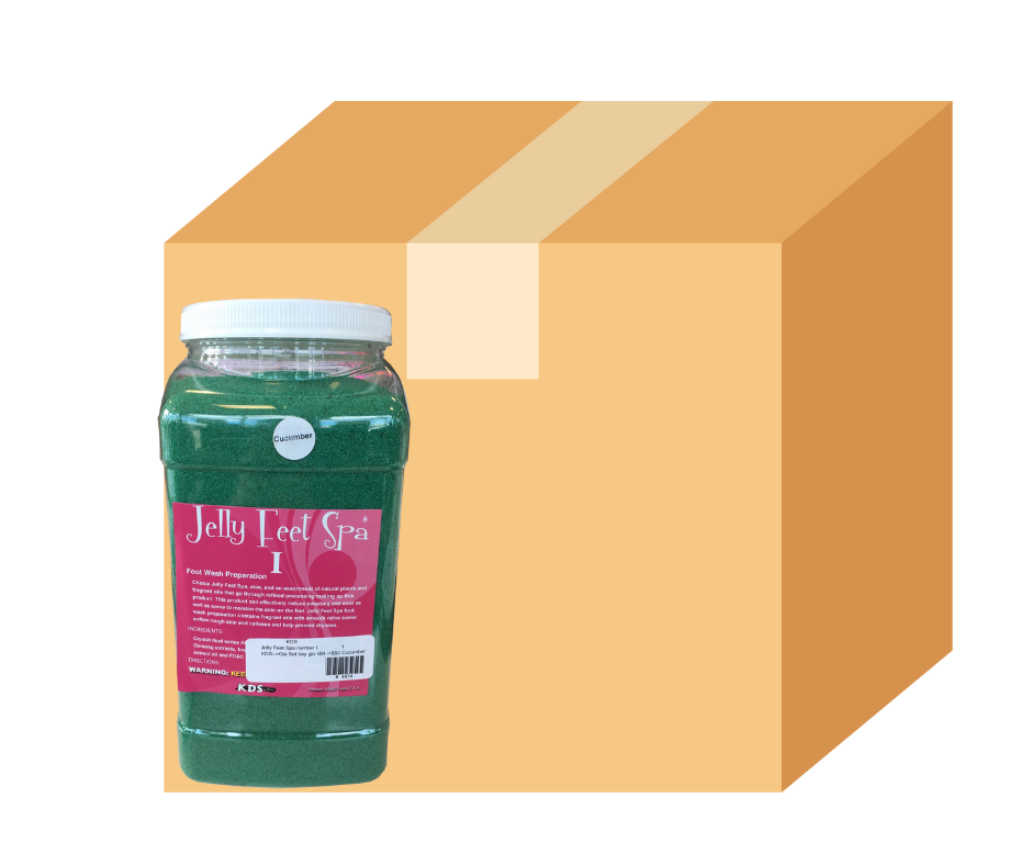 KDS Jelly Feet Spa Number I - Cucumber - Case of 4
