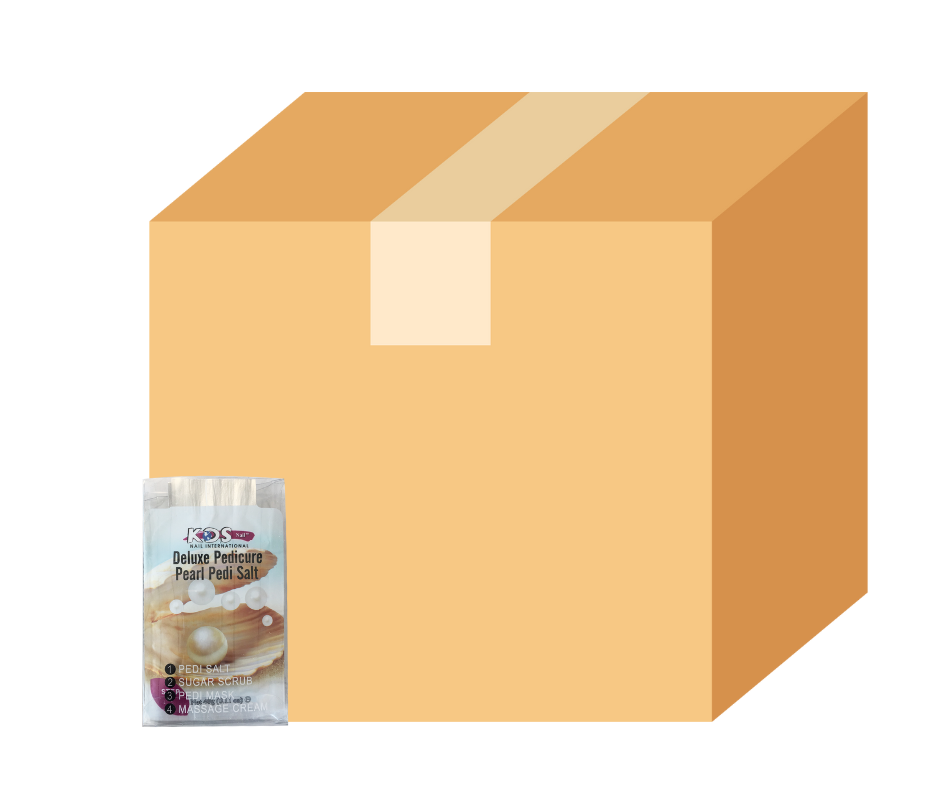 KDS Deluxe Pedicure 4 Step - Pearl - case of 88
