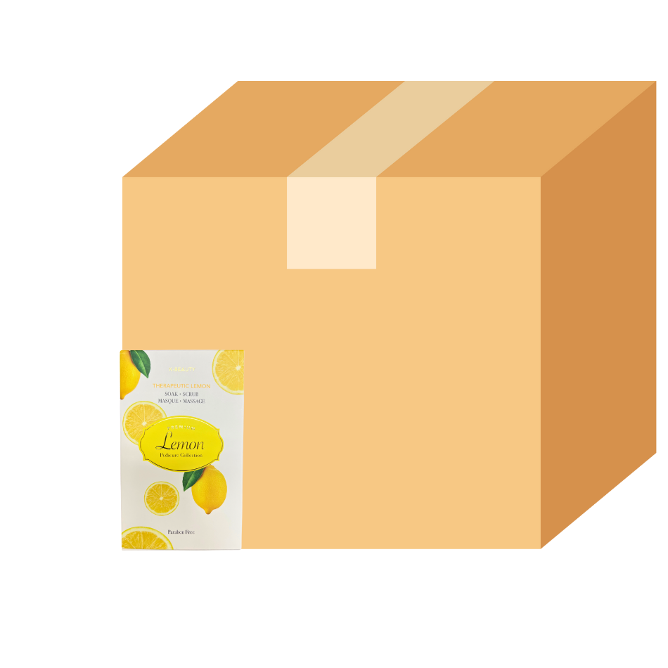 Codi K-Beauty Premium Pedicure Collection Deluxe 4 Steps - Lemon - Case of 120