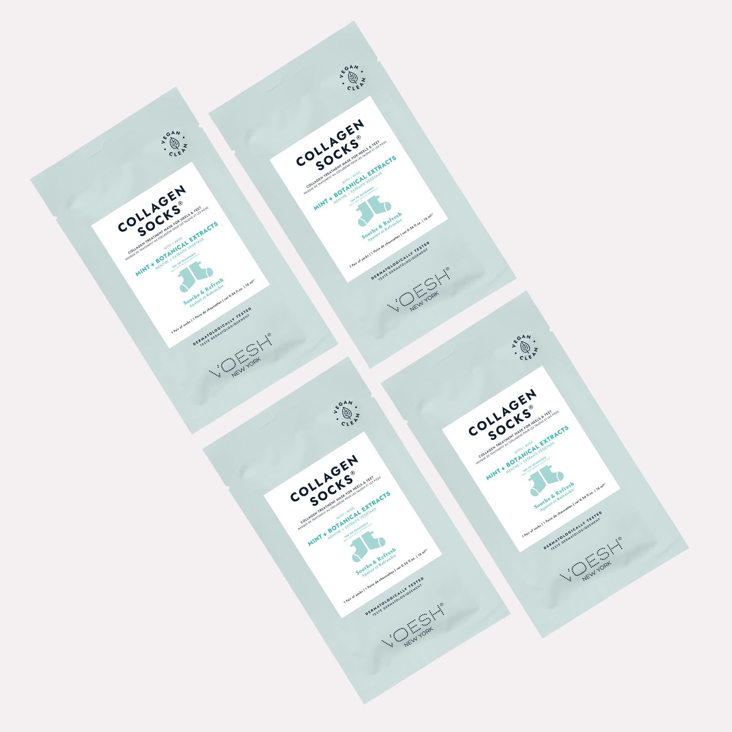 Vớ Voesh Deluxe Pedicure Collagen - Mint & Botan