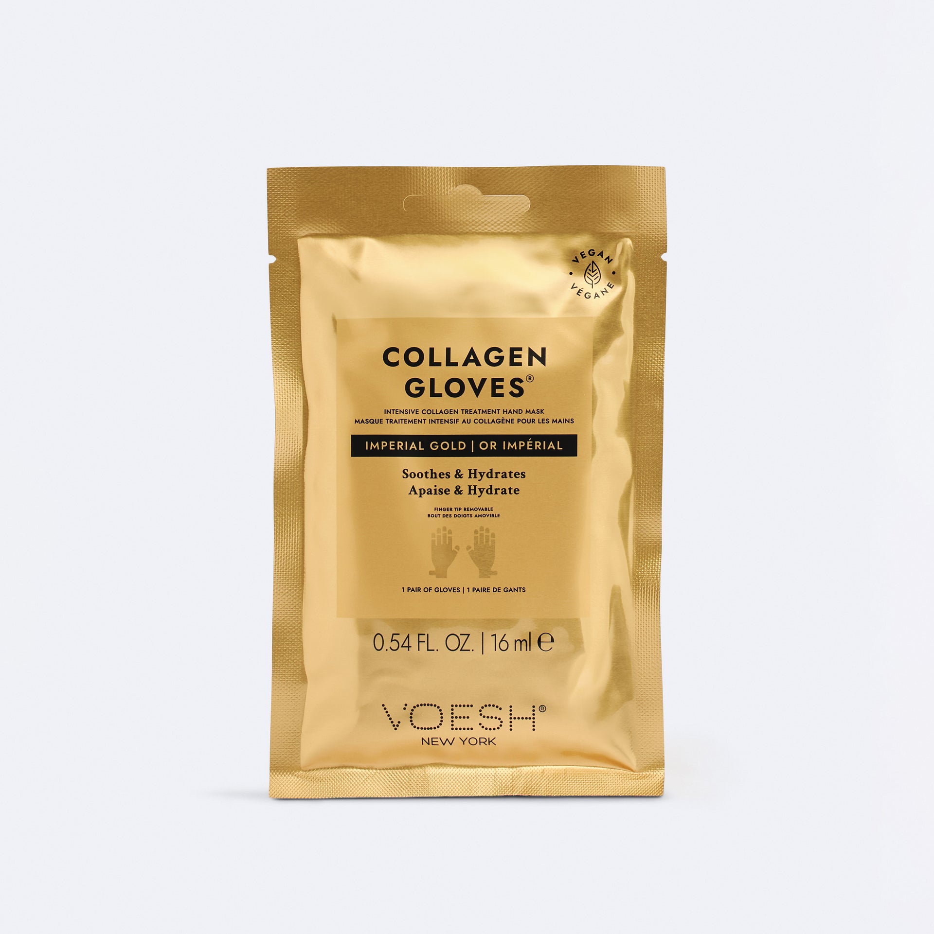 Voesh Collagen Gloves Imperial Gold - Case of 60