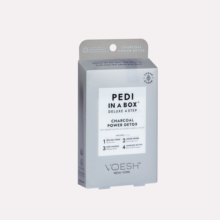 VOESH Deluxe Pedicure 4 Step - Charcoal - Case of 50