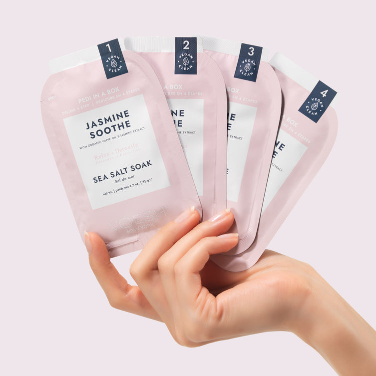 VOESH Deluxe Pedicure 4 Step - Jasmine - Kit