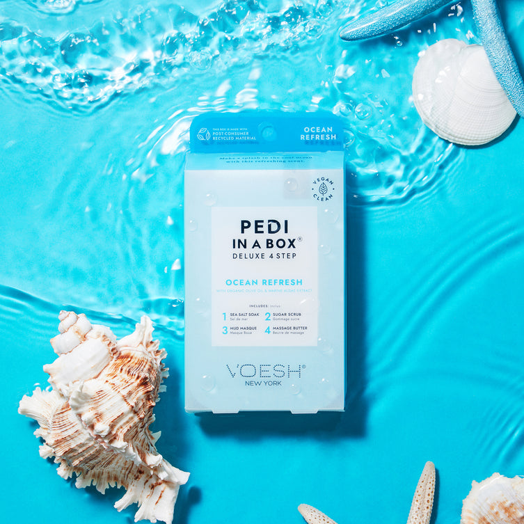 VOESH Deluxe Pedicure 4 Step - Ocean Refresh - Kit