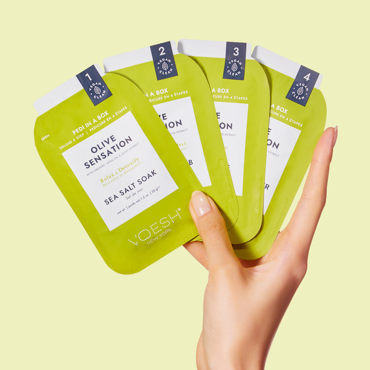 VOESH Deluxe Pedicure 4 bước - Olive Sensation - Hộp 50 cái