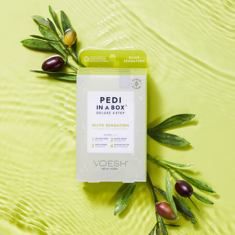 VOESH Deluxe Pedicure 4 bước - Olive Sensation - Hộp 50 cái