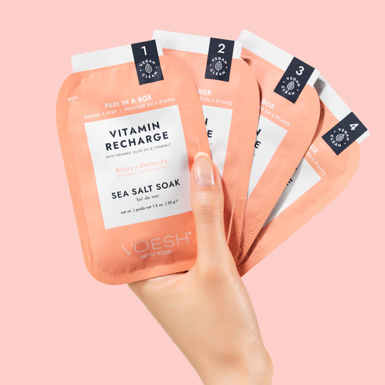 VOESH Deluxe Pedicure 4 bước - Vitamin - Hộp 50 cái