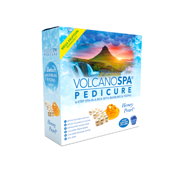 La Palm Volcano Deluxe Pedicure 5 Step - Honey Pearl - Case of 36