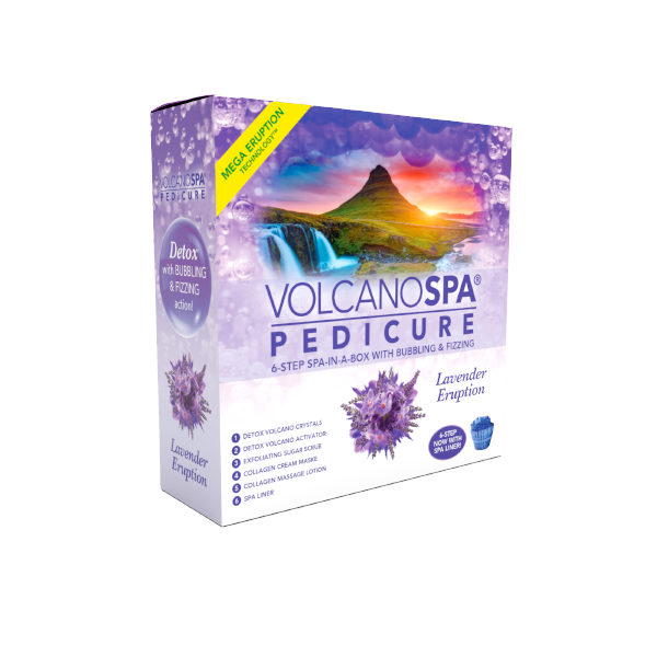 Chăm sóc móng chân La Palm Volcano Deluxe 5 bước - Hương hoa oải hương - Hộp 36