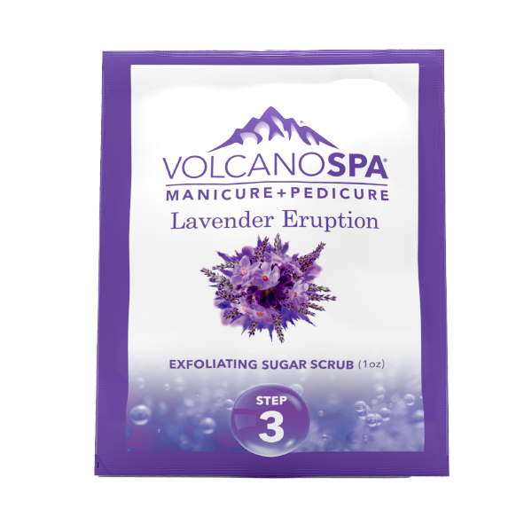 La Palm Volcano Deluxe Pedicure 5 Step - Lavender Eruption - Case of 36