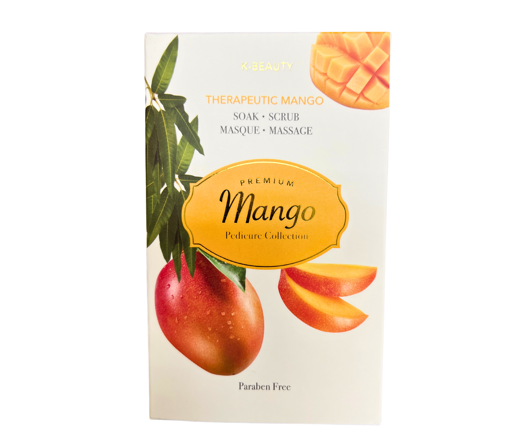 Bộ chăm sóc móng chân cao cấp Codi K-Beauty Deluxe 4 bước - Mango - Hộp 120