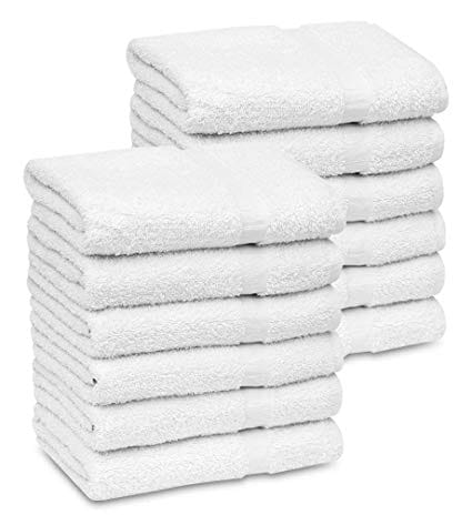 Extreme+ 100% Cotton Towel - White 16x29 - Pack of 12 (3Lbs)