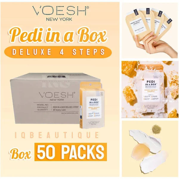 Voesh Deluxe Pedicure 4 Step O2 Bubbly Spa - Caffe Macchiato - Kit (Discontinued)