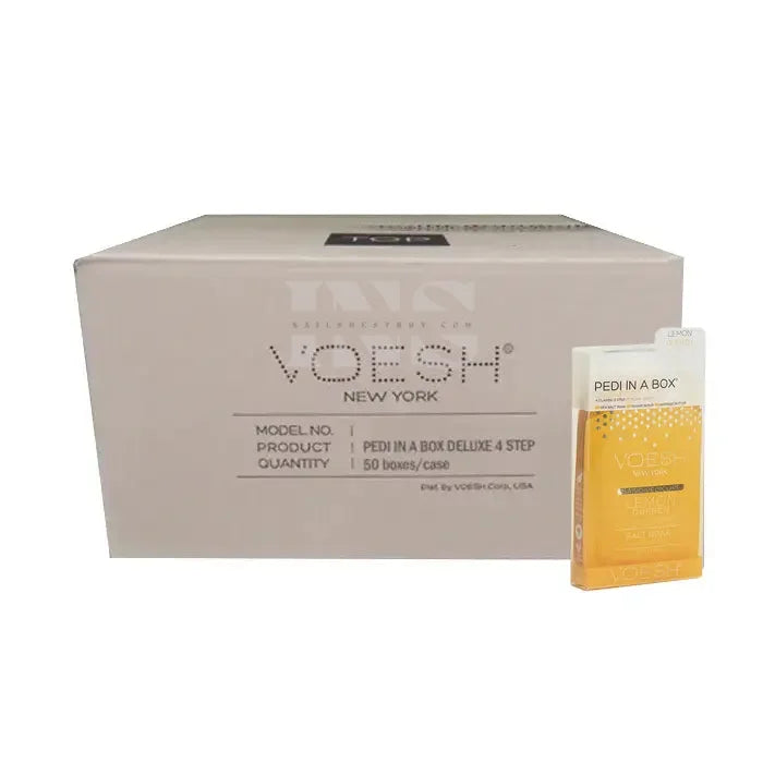 VOESH Pedi in a Box O2 Fizz 5 bước - Rượu Limoncello có ga - Hộp 50 viên