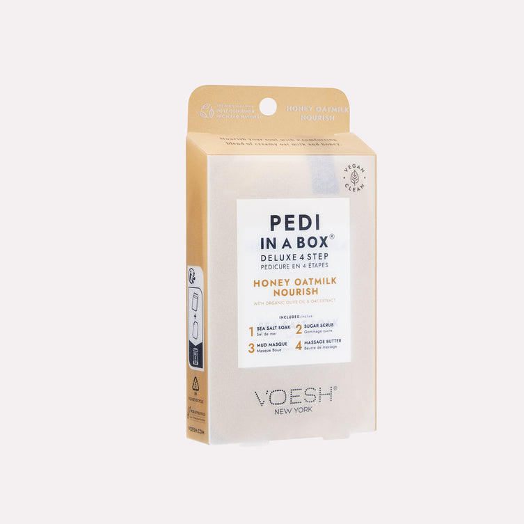VOESH Deluxe Pedicure 4 Step - Honey Oatmilk Nourish - Case of 50