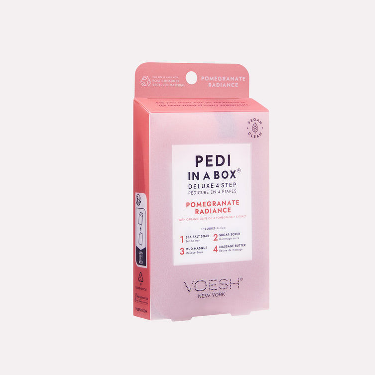 VOESH Deluxe Pedicure 4 Step - Pomegranate Radiance - Case of 50