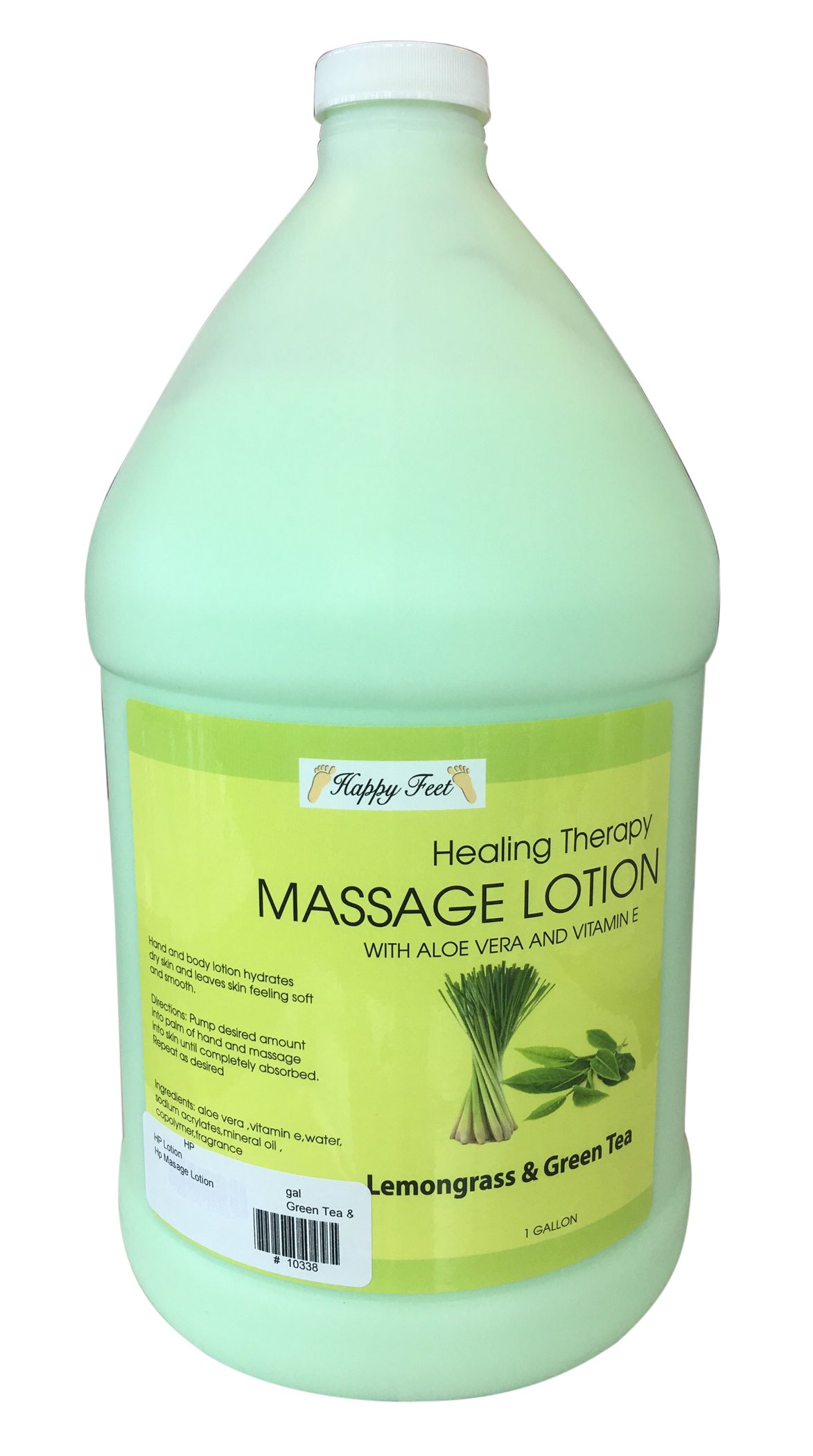 HappyFeet Lotion - Lemongrass & Green Tea - Gallon