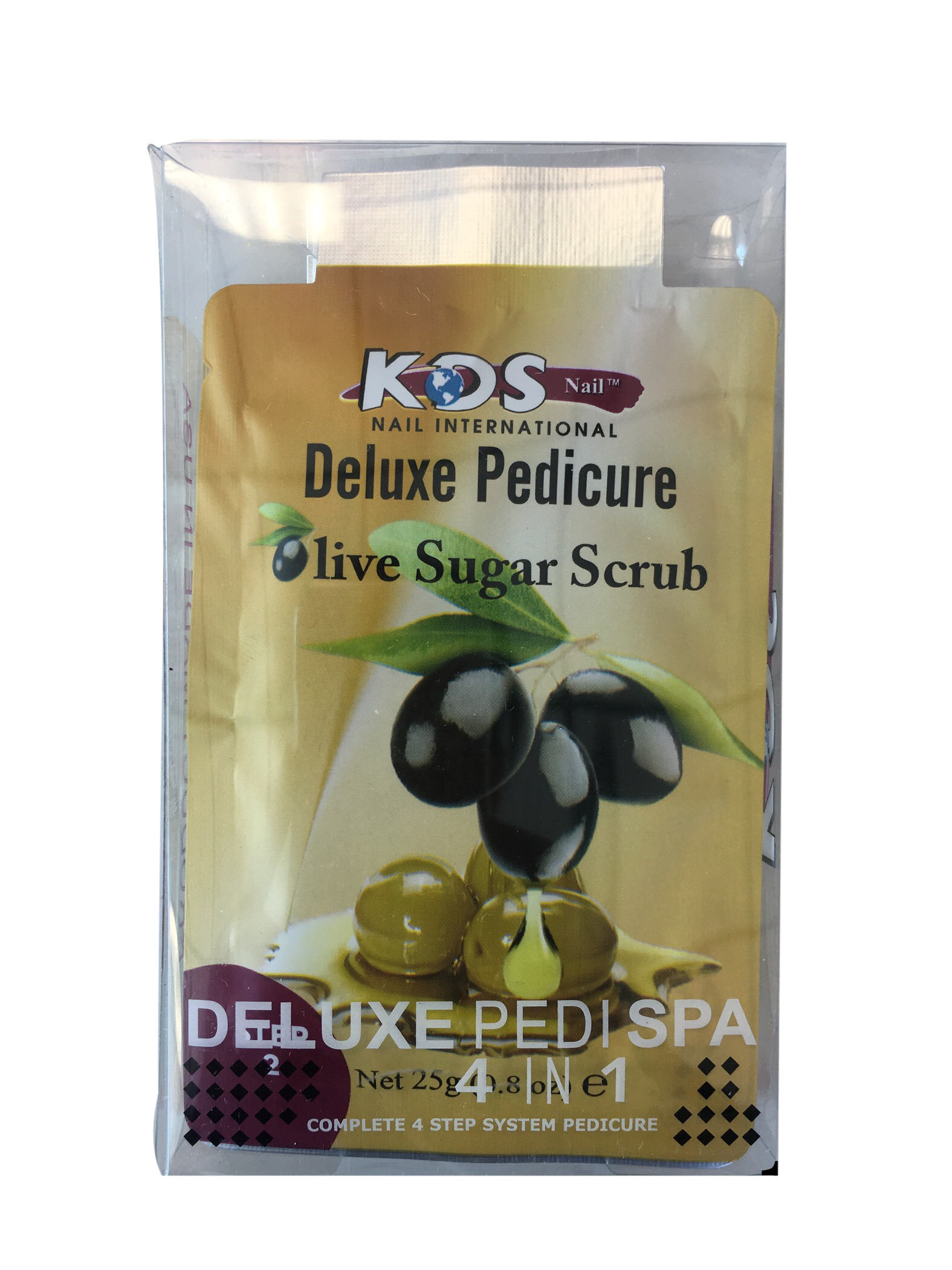 KDS Deluxe Pedicure 4 Step - Olive - Case of 88