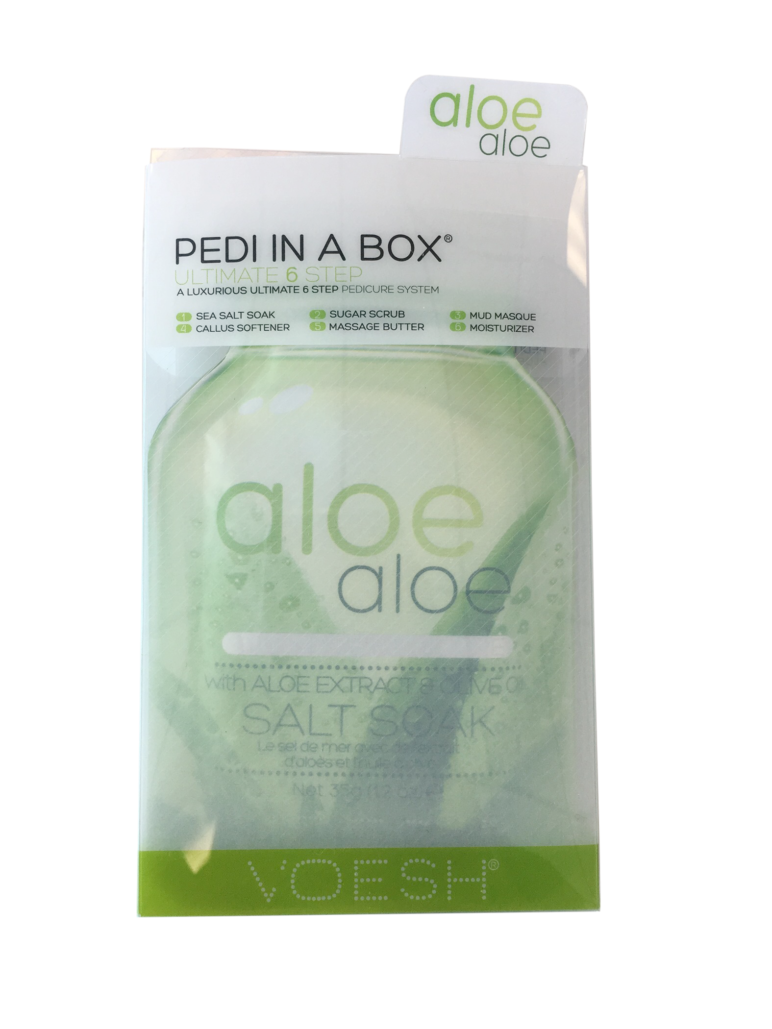VOESH Deluxe Pedicure 6 bước - Lô hội - Hộp 30 cái