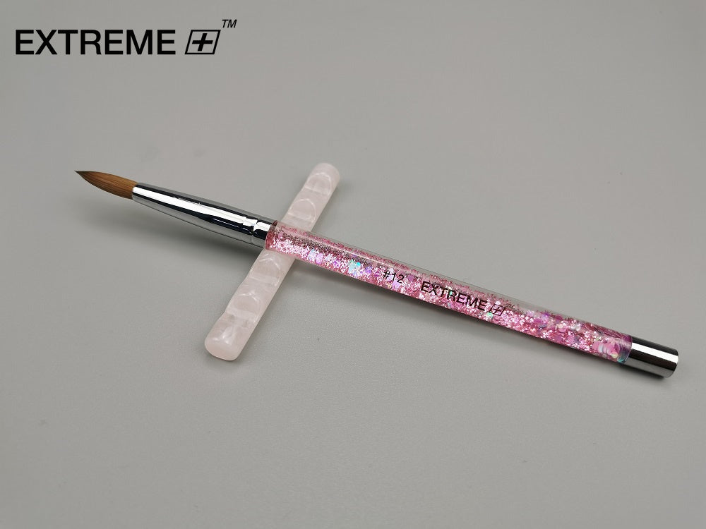 EXTREME+ Acrylic Nail Brush, Art Brush #12 Pink