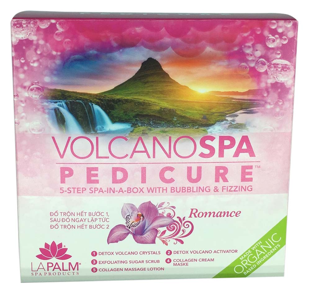 La Palm Volcano Deluxe Pedicure 5 bước - Romance - Hộp 36